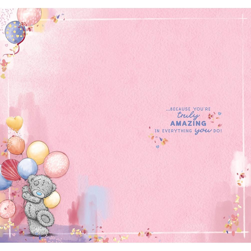 Just For You Me to You Bear Birthday Card Extra Image 1